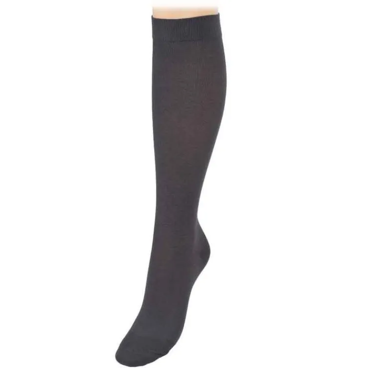 Compressana Twist Kniestrümpfe 42-44 anthrazit, 2 St