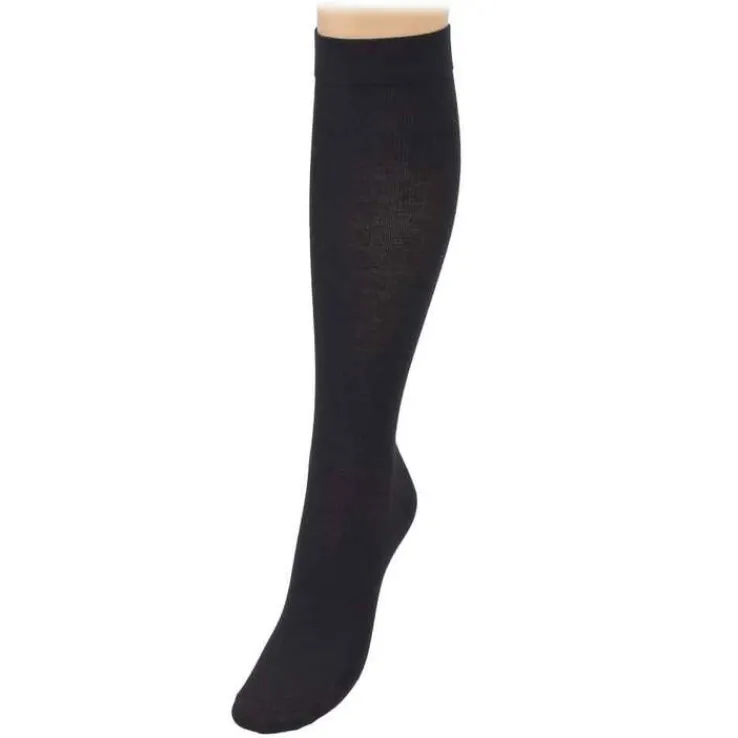 Compressana Twist Kniestrümpfe 36-38 schwarz, 2 St