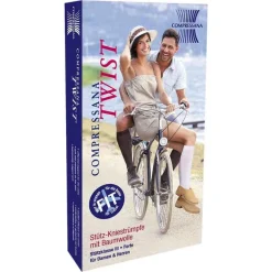 Outlet Compressana Twist Kniestrümpfe 40-42 nachtblau, 2 St