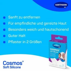 Sale ® soft silicone Pflaster 2 Größen, 8 St Wundpflaster|Strips