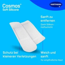 Sale ® soft silicone Pflaster 2 Größen, 8 St Wundpflaster|Strips