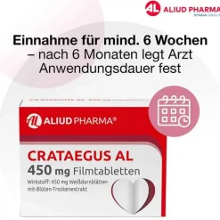 CRATAEGUS AL 450 mg Filmtabletten, 100 St
