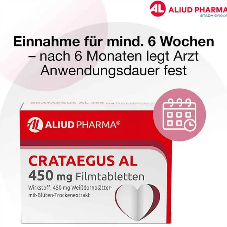 CRATAEGUS AL 450 mg Filmtabletten, 100 St