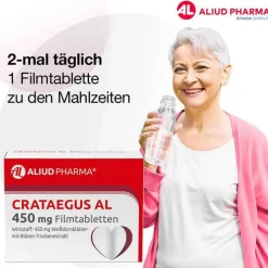 CRATAEGUS AL 450 mg Filmtabletten, 100 St