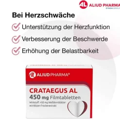Discount Aliud Pharma CRATAEGUS AL 450 mg Filmtabletten, 50 St