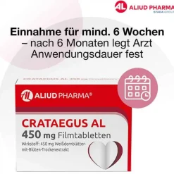 Discount Aliud Pharma CRATAEGUS AL 450 mg Filmtabletten, 50 St