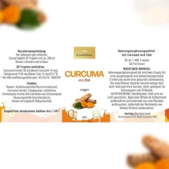 New CannSol Curcuma Mit Zink Tropfen, 30 ml