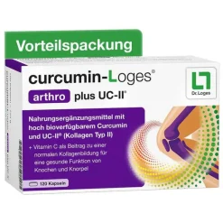 Clearance Curcumin-Loges arthro plus UC-II Kapseln, 120 St Kurkuma Kapseln