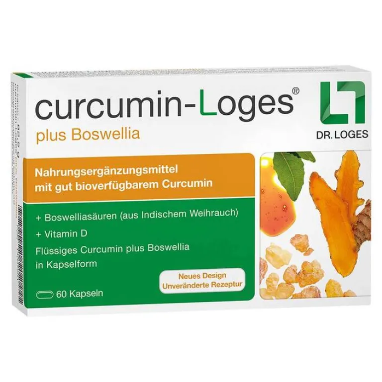 New Curcumin-Loges plus Boswellia Kapseln, 60 St Kurkuma Kapseln|Immunsystem
