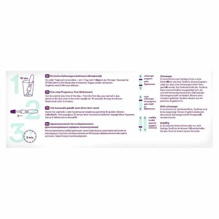 Cyclotest Schwangerschaftstest 25 Mlu / ml Urin, 1 St