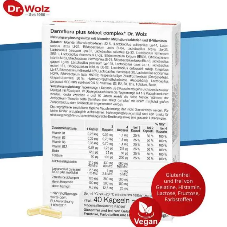 Darmflora plus select intens Kapseln, 40 St
