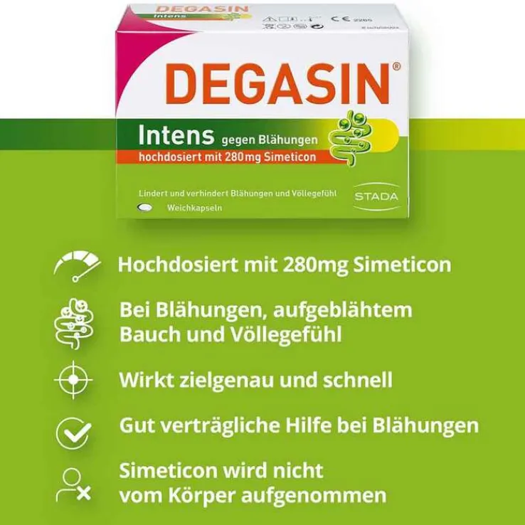 Degasin intens 280 mg Weichkapseln, 32 St