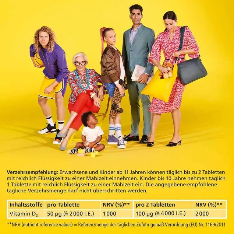 Hot D3 2.000 I.E. Tabletten, 90 St Vitamin D (Colecalciferol)