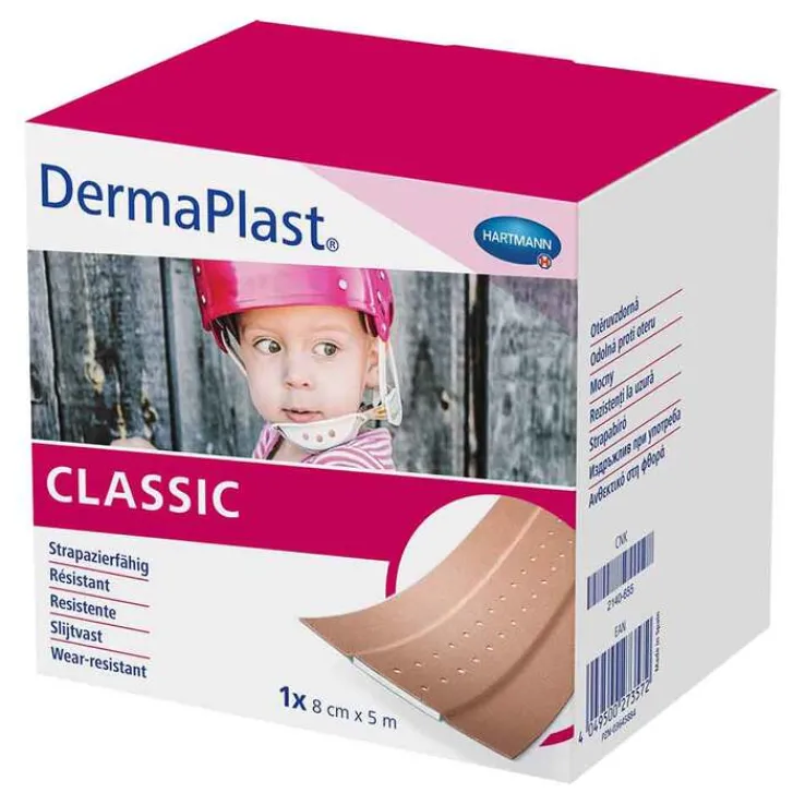 Dermaplast Classic Pflaster 8 cm x 5 m, 1 St