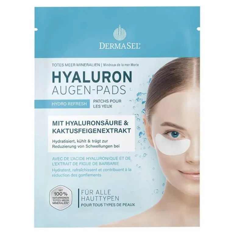 New Dermasel Totes Meer Hyaluron Augen-Pads, 1 P