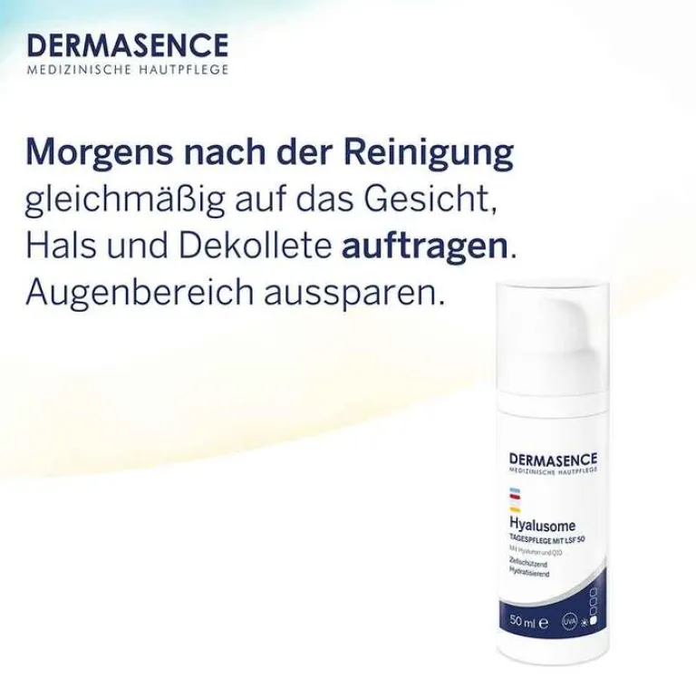 Discount Dermasence Hyalusome Tagespflege mit LSF 50 Emuls., 50 ml