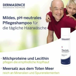 Dermasence Vitop forte mildes Pflegeshampoo, 200 ml