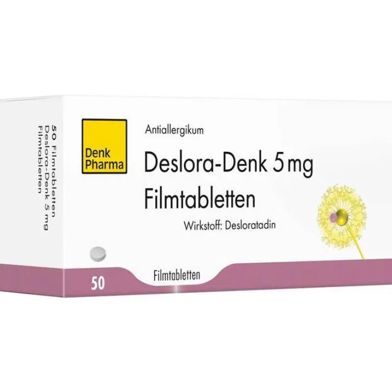 Discount Deslora- 5 mg Filmtabletten, 50 St Desloratadin|Allergie Tabletten