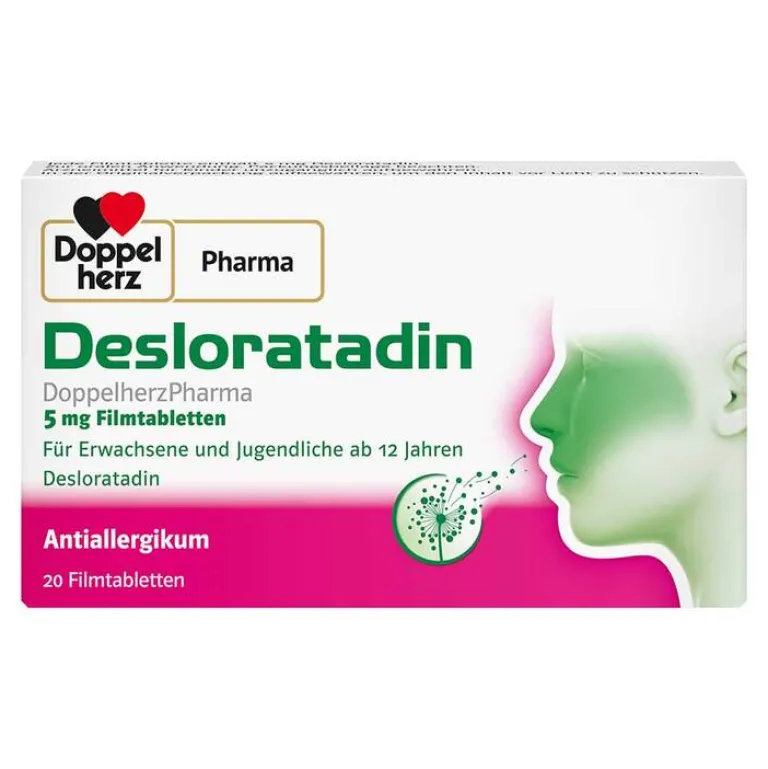 Online DoppelherzPharma Desloratadin 5 mg Filmtabletten, 20 St