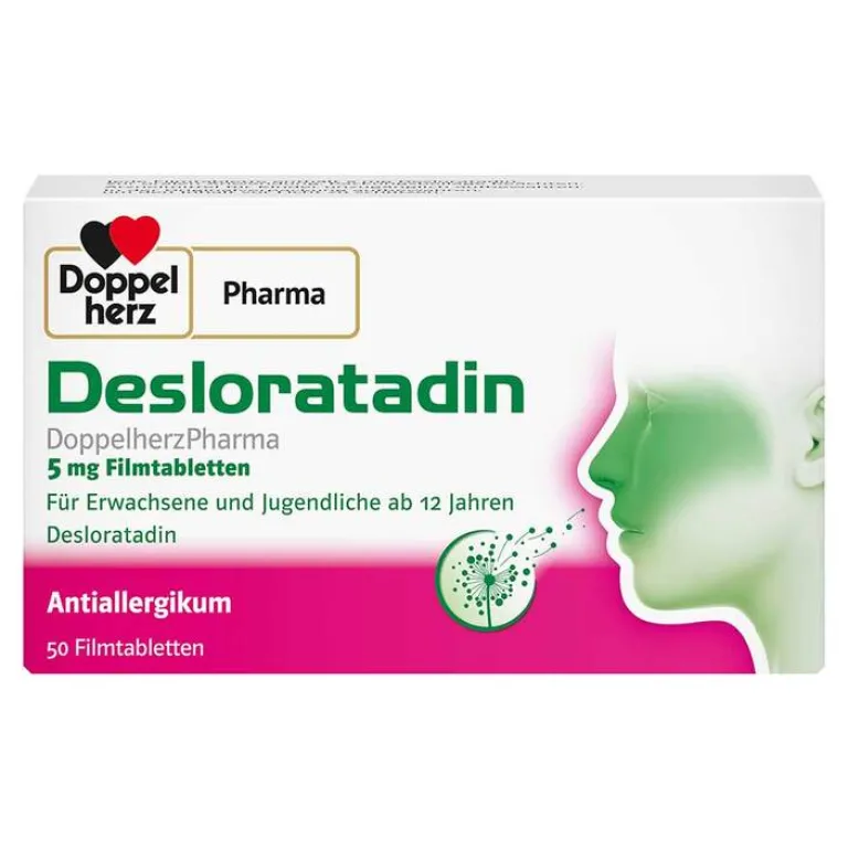 Online DoppelherzPharma Desloratadin 5 mg Filmtabletten, 50 St