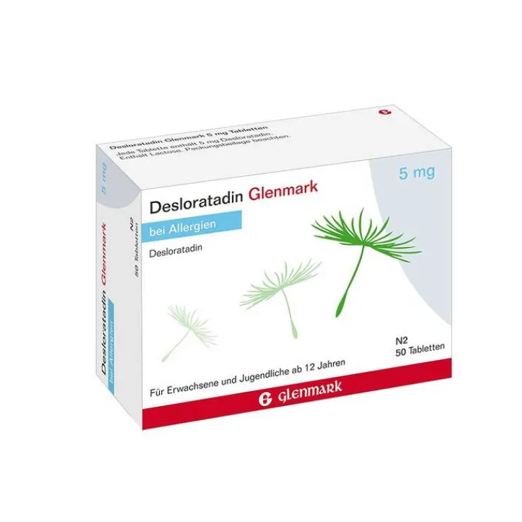 Desloratadin Glenmark 5 mg Tabletten, 50 St