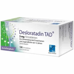 New Deslorain ® 5 mg Filmtabletten, 100 St Desloratadin|Allergie Tabletten