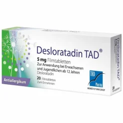 Clearance Deslorain ® 5 mg Filmtabletten, 20 St Desloratadin|Allergie Tabletten