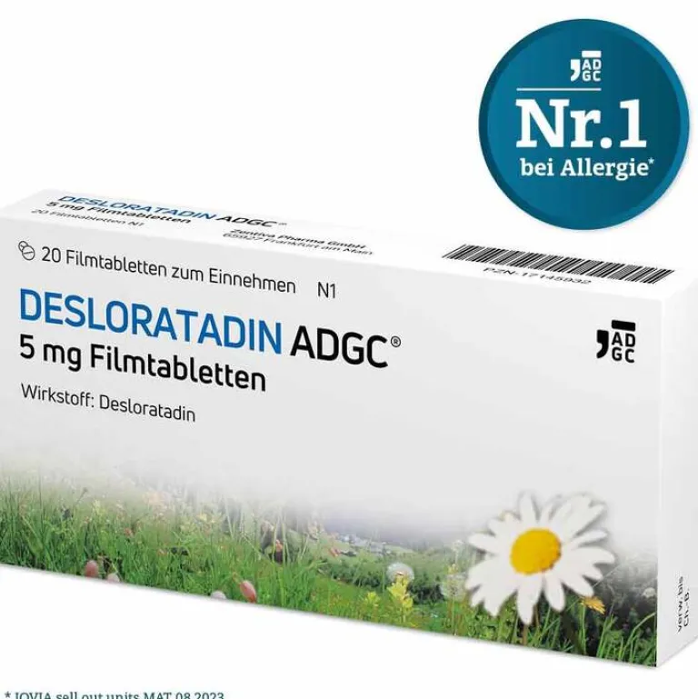 Clearance Desloratadin- 5 mg Filmtabletten, 20 St Desloratadin|Allergie Tabletten
