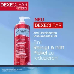 Best Dexeryl Dexeclear Reinigungsgel schäumend für unreine Haut, 400 ml