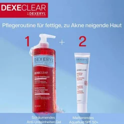 Best Dexeryl Dexeclear Reinigungsgel schäumend für unreine Haut, 400 ml
