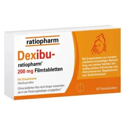 Ratiopharm Dexibu- 200 mg Filmtabletten, 10 St