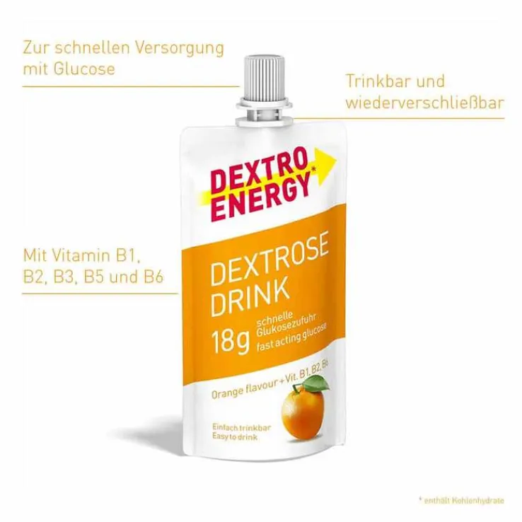 Dextro Energy Dextrose Drink Orange, 50 ml