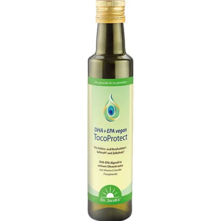 DHA + EPA vegan Tocoprotect Dr. Jacob`s flüssig, 250 ml
