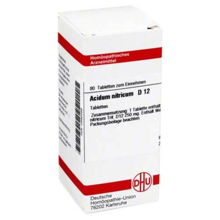 Hot DHU Acidum nitricum D 12 Tabletten, 80 St A