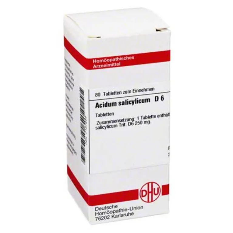Discount DHU Acidum salicylicum D 6 Tabletten, 80 St