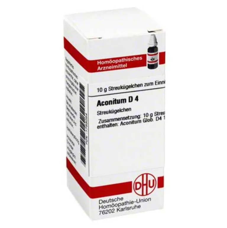 DHU Aconitum D 4 Globuli, 10 g