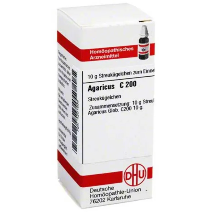 DHU Agaricus C 200 Globuli, 10 g