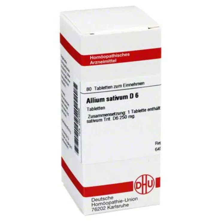 DHU Allium sativum D 6 Tabletten, 80 St