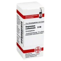 DHU Ammonium carbonicum D 30 Globuli, 10 g