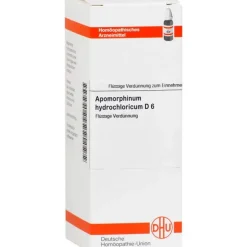 DHU Apomorphinum hydrochloric. D 6 Dilution, 20 ml