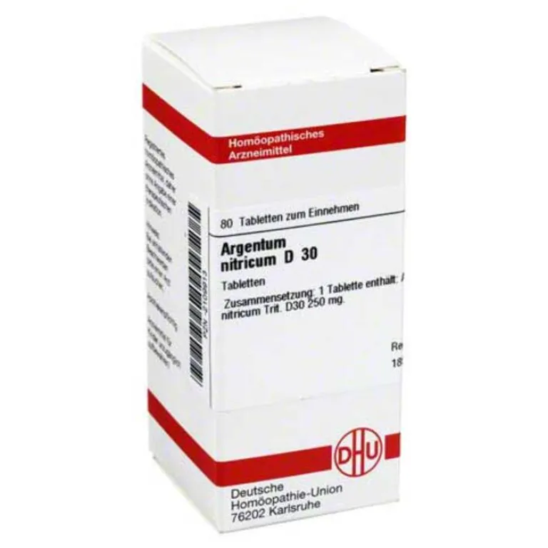Outlet DHU Argentum nitricum D 30 Tabletten, 80 St