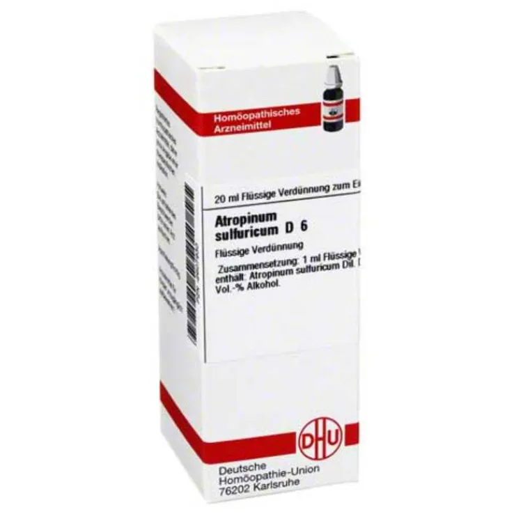 DHU Atropinum sulfuricum D 6 Dilution, 20 ml