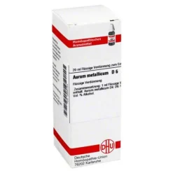 Outlet DHU Aurum metallicum D 6 Dilution, 20 ml A