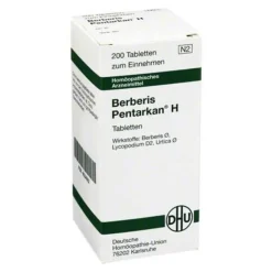 Hot DHU Berberis Pentarkan H Tabletten, 200 St