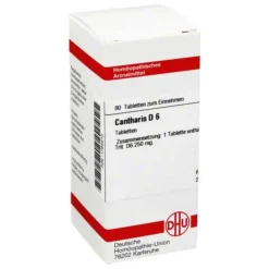 Online DHU Cantharis D 6 Tabletten, 80 St