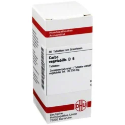 DHU Carbo vegetabilis D 6 Tabletten, 80 St