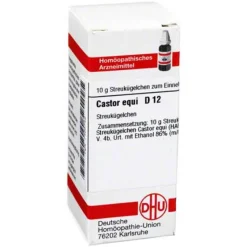 Hot DHU Castor equi D 12 Globuli, 10 g