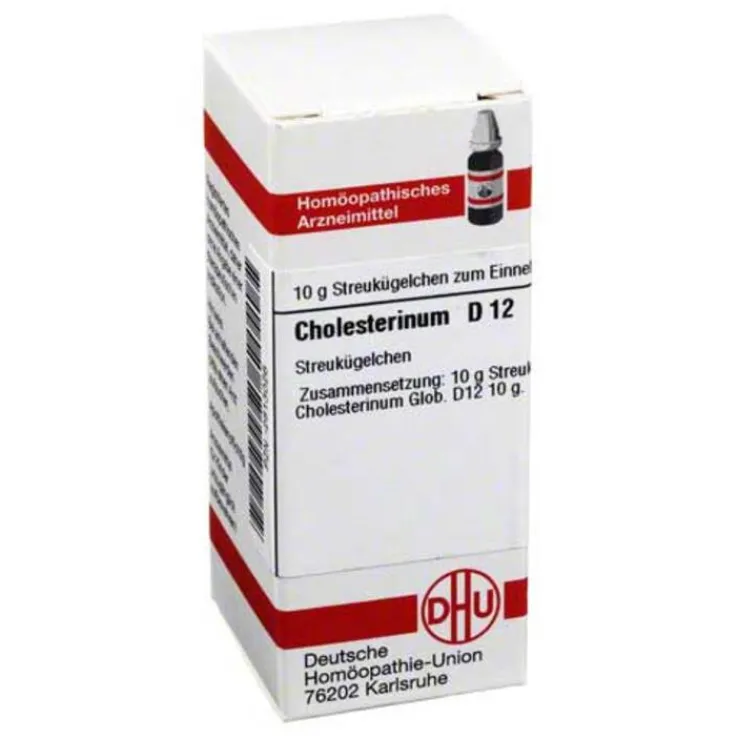 DHU Cholesterinum D 12 Globuli, 10 g
