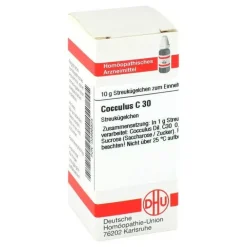 Hot DHU Cocculus C 30 Globuli, 10 g