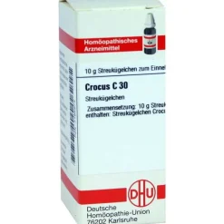 DHU Crocus C 30 Globuli, 10 g